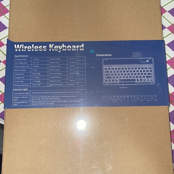 Brand new never opened Black Wireless Keyboard for iPad Pro 2018 - Picture 2 of 4